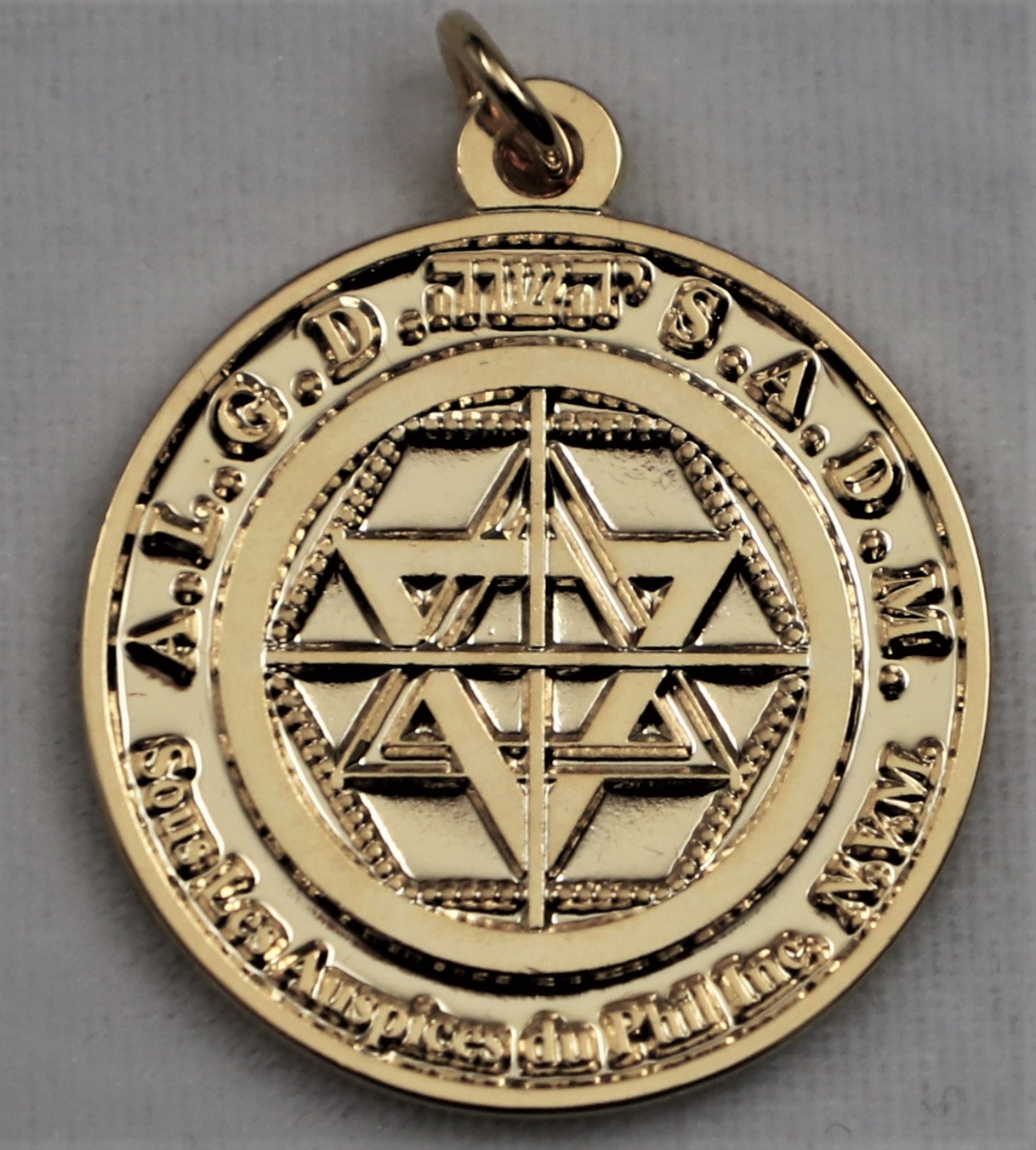 Pendentif De L'Ordre Martiniste - Pentagramme - Fait Main Par 11pixeli - Alliage - Neuf Sans Emballage